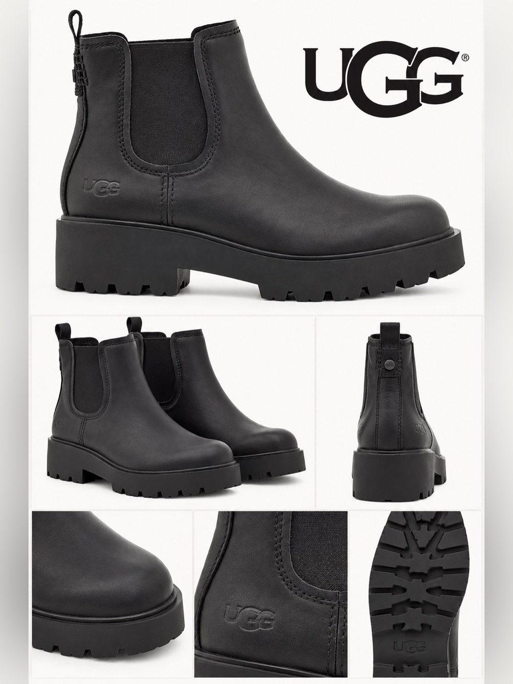 UGG Markstrum Waterproof Leather Chelsea Boots